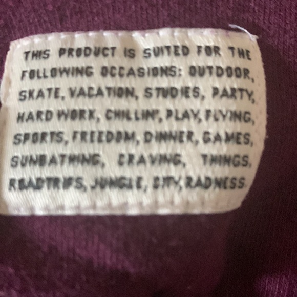 Burgundy, hooded sweatshirt by Divided. Size small. - Picture 4 of 4